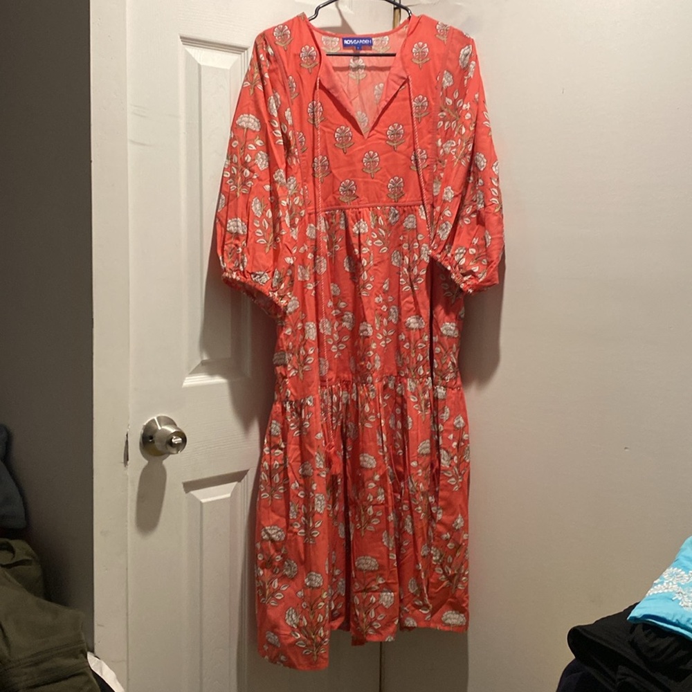 Pink Floral Women's Dress